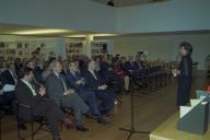 Deslocação do Presidente da República, Jorge Sampaio, à Fundação de Serralves, no âmbito da inauguração da exposição de Irving Penn, a 19 de abril de 2002 