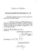 Decreto que ratifica o Tratado entre a República Portuguesa e a República Francesa Relativo à Cooperação no Domínio da Defesa, assinado em Paris em 30 de julho de 1999.