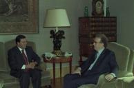 Audiência concedida pelo Presidente da República, Jorge Sampaio, ao Presidente da Assembleia Regional dos Açores, Humberto Borges de Melo (?), a 23 de outubro de 1996 