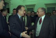 Deslocação do Presidente da República, Jorge Sampaio, a Coimbra no âmbito da inauguração do Museu de Física e do Instituto de Altos Estudos Jornalísticos, a 29 de janeiro de 1997