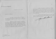 Carta do Presidente da República, Ramalho Eanes, dirigida a Léopold Sédar Senghor, acusando a receção de carta datada de 8 de fevereiro [de 1982] sobre a candidatura do advogado Boissier-Palun a um lugar do Tribunal Internacional de Justiça, agradecendo a informação e esclarecendo que as questões relacionadas com o apoio a candidaturas a lugares internacionais são da competência do governo português, ao qual deu conhecimento da carta.