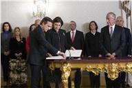 O Presidente Marcelo Rebelo de Sousa confere posse, no Palácio de Belém, a novos membros do XXIII Governo Constitucional
