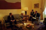 Audiência concedida pelo Presidente da República, Jorge Sampaio, o Presidente da República da Eslovénia, Milan Kucan, a 3 de junho de 2002