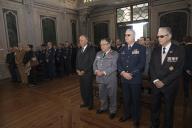 O Presidente da República e Comandante Supremo das Forças Armadas, Marcelo Rebelo de Sousa, participa, no Cemitério do Alto de São João em Lisboa, na Cerimónia de Evocação do Centenário da morte do Major Piloto Aviador Óscar Monteiro Torres, a 20 de novembro de 2017