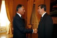 O Presidente da República, Aníbal Cavaco Silva, recebe em audiência o Primeiro-Ministro de Andorra, Albert Pintat, que efetua uma visita oficial a Portugal, a 16 de outubro de 2006