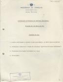 Convocatória (Minuta) para a Reunião do Conselho Superior da Defesa Nacional, a realizar no Palácio de S. Bento, pelas 16.00 horas do dia 5 de Maio de 1972