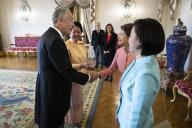 O Presidente da República Marcelo Rebelo de Sousa recebe, em cerimónia no Palácio de Belém, as cartas credenciais de novos Embaixadores em Portugal, a 22 de abril de 2019