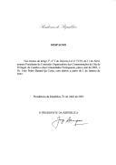 Despacho que nomeia como Presidente da Comissão Organizadora das Comemorações do Dia de Portugal, de Camões e das Comunidades Portuguesas, para o ano de 2003, o Dr. João Pedro Benard da Costa, com efeitos a partir de 1 de janeiro de 2003.