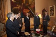 O Presidente da República, Aníbal Cavaco Silva, recebe em audiência o Francisco Pinto Balsemão, presidente do Grupo Impresa, que se faz acompanhar dos diretores do Expresso, Visão e SIC, assim como o administrador do Portal aeiou, que lhe apresentará o Projeto “Portugal é de Todos”, a 24 de abril de 2009