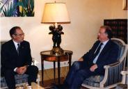 Audiência do Presidente da República, Jorge Sampaio, ao Presidente da Liga dos Combatentes, General Joaquim Chito Rodrigues, a 6 de outubro de 2003