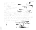 Telex do GMAC/Angola (Alto Comissário) dirigido ao Gabinete de CEMGFA/Lisboa relativo à não conclusão de 200 processos de inquérito sobre desaparecimentos referentes ao Campo de São Nicolau em Angola por parte da Comissão Coordenadora da Extinção PIDE/DGS, sugerindo que o presidente da Comissão regresse a Lisboa com arquivo confidencial para concluir a investigação.