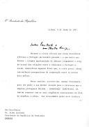 Carta do Presidente da República, Mário Soares, dirigida ao Presidente da República da Venezuela, Jaime Lusinchi relativa a questões de cooperação entre os 2 países e solicitando-lhe "a sua melhor atenção para o interesse da empresa portuguesa SOLIDAL - Condutores eléctricos, SA tem em cooperar com as suas congéneres venezuelanas na área do alumínio e afins" num processo de intercâmbio que se poderá traduzir em investimentos do grupo na Venezuela.
