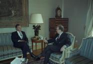 Audiência concedida pelo Presidente da República, Jorge Sampaio, a Marcelo Rebelo de Sousa, a 6 de março de 1997
