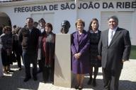 A Dra. Maria Cavaco Silva participa, em São João da Ribeira, Rio Maior, na cerimónia de homenagem ao poeta Ruy Belo, a 27 de fevereiro de 2011