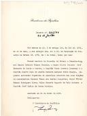 Decreto n.º 346/74 de nomeação, como membros do Conselho de Estado, dos Tenente-Coronel Manuel Ribeiro Franco Charais, Major Piloto Aviador José Bernardo do Canto e Castro, Capitão Vasco Correia Lourenço e Capitão Duarte Nuno de Ataíde Saraiva Marques Pinto Soares, enquanto estiverem impedidos do exercício efetivo das suas funções os conselheiros Coronel Vasco dos Santos Gonçalves, Major Victor Manuel Rodrigues Alves, Major Ernesto Augusto de Melo Antunes e Capitão José Inácio da Costa Martins.