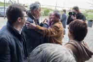 O Presidente da República, Marcelo Rebelo de Sousa assiste, na aldeia de Odivelas, no concelho de Ferreira do Alentejo, a uma apresentação sobre o processo de candidatura a património cultural nacional da cestaria tradicional local, a 5 de março de 2018.