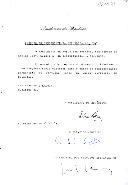 Decreto de nomeação do Embaixador José Gregório Faria Quiteres para exercer o cargo de representante permanente de Portugal junto da União Europeia, em Bruxelas.