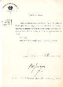 Decreto de confirmação das funções do Sub-Secretário de Estado da Guerra do Tenente-Coronel Manuel Gomes de Araújo.  
