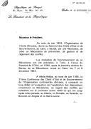 Carta do Presidente da República do Senegal, Abdou Diouf, dirigida ao Presidente da República, Mário Soares, convidando Portugal a tomar parte ativa no Seminário sobre a Diplomacia Preventiva e a Manutenção da Paz em África, a realizar em Dakar, a 14 e 15 de dezembro de 1995.