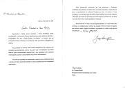 Carta do Presidente da República, Jorge Sampaio, dirigida ao Presidente da República da Áustria, Thomas Klestil, agradecendo as "inúmeras atenções e amabilidades" com que foi rodeado, junto com a sua mulher e comitiva, por ocasião da visita "inesquecível" àquele país e reiterando convite para uma Visita de Estado a Portugal.