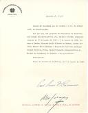 Decreto de nomeação do Doutor Fernando Maria Alberto de Seabra, do Doutor António Manuel Pinto Barbosa e do Eng,º Agrónomo Domingos Rosado Victoria Pires, respetivamente, para os cargos de Subsecretários de Estado do Orçamento, do Tesouro e da Agricultura.