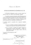 Decreto que indulta, na parte não cumprida, a pena de prisão aplicada a Ana Margarida Rodrigues Carvalho Serrão, de 28 anos de idade, no processo nº 112/93 da 1ª Secção da 3ª Vara Criminal de Lisboa, sob condição de proceder ao pagamento da multa a que também foi condenada no referido processo.
