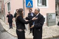 O Presidente da República, Marcelo Rebelo de Sousa visita, em Lisboa, utentes dos projetos de “Housing First” (Habitação Primeiro) da AEIPS - Associação para o Estudo e Integração Psicossocial e da Associação Crescer, a 1 de fevereiro de 2018.