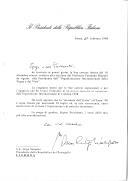 Carta do Presidente da República Italiana, Oscar Luigi Scalfaro, dirigida ao Presidente da República, Jorge Sampaio, agradecendo o convite para estar presente na Exposição Internacional de Lisboa, Expo 98, e manifestando a sua vontade de estar presente por ocasião do Dia da Itália, no dia 29 de julho, para visitar a exposição e encontrar-se com o Presidente português.