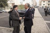 O Presidente da República, Marcelo Rebelo de Sousa, participa, na Escola Secundária de Camarate em Loures, numa aula-debate com alunos do ensino secundário, a 24 de janeiro de 2018.
