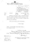 Ofício n.º 2415 da presidente da direção da Obra das Mães pela Educação Nacional, Condessa de Penha Garcia, dirigida ao Secretário da Presidência da República, submetendo, para aprovação, programa da cerimónia de entrega de prémios às famílias numerosas do distrito de Lisboa [com a presença do Chefe de Estado].