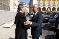 O Presidente da República Marcelo Rebelo de Sousa preside à cerimónia de Tomada de Posse do Juiz Conselheiro António Joaquim Piçarra, como novo Presidente do Supremo Tribunal de Justiça, a 4 de outubro de 2018  