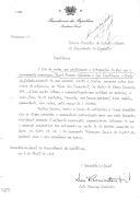 Pedido de autorização de despesa do Secretário-Geral da PR, dirigido ao Ministro de Estado adjunto do Presidente do Conselho, relativa à aquisição de "uma moldura em madeira, a ouro fino, de 23 quilates (...)" para ser emoldurada a fotografia da Lua oferecida ao Chefe de Estado pelo cosmonauta americano Frank Borman, durante a sua visita a Lisboa [que decorreu entre 19 e 21 de fevereiro de 1969].