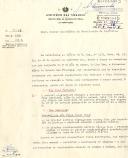 Ofício nº 7749 do Chefe da 2ª Repartição da Direção-Geral da Contabilidade Pública do Ministério das Finanças, endereçado ao Secretário da Presidência da República, em resposta ao seu ofício nº 1171, de 30 de agosto, comunicando como deveria ser efetuado o pagamento de horas extraordinárias ao pessoal assalariado por trabalhos prestados à Presidência da República, aos domingos e dias feriados.