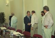 Deslocação do Presidente da República, Jorge Sampaio, ao III Arrábida Meetings, no convento da Arrábida, a 30 de maio de 1997