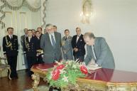 Tomada de posse do Chefe do Estado-Maior da Armada, Almirante Vidal Abreu, a 25 de novembro de 2002