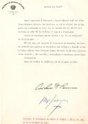 Decreto de exoneração de Américo Deus Rodrigues Tomaz, Ministro da Marinha do cargo que estava a exercer interinamente de Ministro das Colónias.