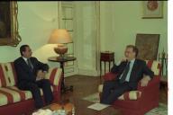 Audiência concedida pelo Presidente da República, Jorge Sampaio, ao Embaixador António Monteiro, a 11 de junho de 1999