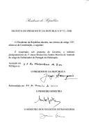 Decreto que exonera, sob proposta do Governo, o ministro plenipotenciário de 1.ª classe, Manuel dos Santos Moreira de Andrade, do cargo de Embaixador de Portugal em Helsínquia  [Finlândia]