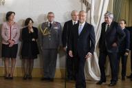 O Presidente e os Vice-Presidentes da Assembleia da República, os líderes dos Grupos Parlamentares e os Secretários e Vice-Secretários da Mesa da Assembleia da República apresentaram, no Palácio de Belém, os cumprimentos de Boas Festas ao Presidente da República Marcelo Rebelo de Sousa, a 20 de dezembro de 2018