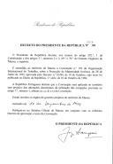 Decreto que estende ao território de Macau a Convenção nº 103 da OIT [Organização Internacional do Trabalho] sobre Proteção da Maternidade (revista), de 28 de junho de 1952.