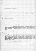Carta do Presidente da República, António Ramalho Eanes, dirigida ao Presidente da República da Venezuela, Carlos Andres Perez, manifestando o seu reconhecimento "pelo acolhimento dispensado a compatriotas nossos que na Venezuela trabalham e vivem" e, por ocasião das comemorações do "Dia de Portugal e das Comunidades Portuguesas no Estrangeiro", assinalar esse reconhecimento através da oferta de um exemplar da "Portugaliae [sic] Monumenta Cartographica".