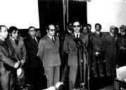 Tomada de posse do Comandante da Região Militar do Centro, General Ramalho Eanes, como Chefe do Estado Maior do Exército. 