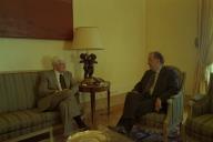 Audiência concedida ao Presidente da República, Jorge Sampaio, Embaixador dos E.U.A em Lisboa, Gerald McGowan, a 30 de setembro de 1999