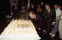 Deslocação do Presidente da República, Jorge Sampaio, à Fábrica de Porcelana da Vista Alegre, em Ílhavo, por ocasião do seu 175.º aniversário, a 3 de julho de 1999