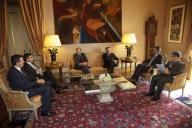 O Presidente da República, Aníbal Cavaco Silva, recebe em audiência a direção da Confederação da Indústria Portuguesa, a 1 de março de 2010