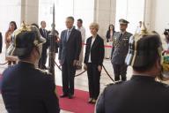 Deslocação do Presidente da República, Aníbal Cavaco Silva, à Assembleia da República por ocasião da cerimónia de entrega do prémio “Norte-Sul”, a 12 de junho de 2014