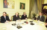 Audiência concedida pelo Presidente da República, Jorge Sampaio, ao PPM, Partido Popular Monárquico, a 10 de março de 1999