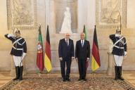 Visita oficial a Portugal do Presidente da República Federal da Alemanha, Frank-Walter Steinmeier. O Presidente da República, Marcelo Rebelo de Sousa, oferece um jantar oficial no Palácio Nacional da Ajuda, no início do qual os dois Chefes de Estado fizeram um brinde pela prosperidade dos dois países., a 1 de março de 2018.