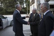 O Presidente da República Marcelo Rebelo de Sousa preside, em Vila Real, à Cerimónia de entrega do Prémio D. Diniz da Fundação da Casa de Mateus que nesta edição premiou o escritor Mário Cláudio, a 30 de setembro de 2017