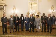 O Presidente da República, Marcelo Rebelo de Sousa, recebeu no Palácio de Belém, artistas plásticos angolanos, a Ministra angolana da Cultura, Carolina Cerqueira, o Embaixador de Angola em Portugal, José Marcos Barrica, o Secretário-Geral da UCCLA, Vítor Ramalho e o seu Vice-Presidente, Carlos Carreiras, a 9 de fevereiro de 2018.